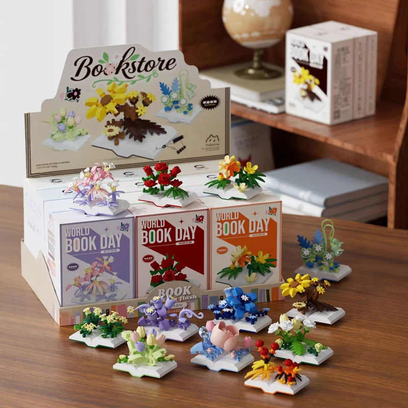 

Креативные ароматизированные книги, книги с ароматами, суккуленты в горшках, детские конструкторы-головоломки, игрушки, модные украшения