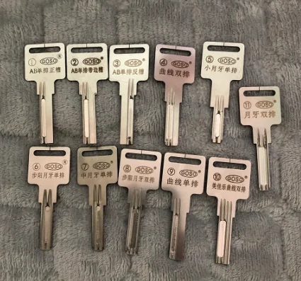 LOCKSMITHOBD 2023 New Arrived GOSO 17IN1 Full Set Universal Power Key High Quality Tin Foil Keys Set