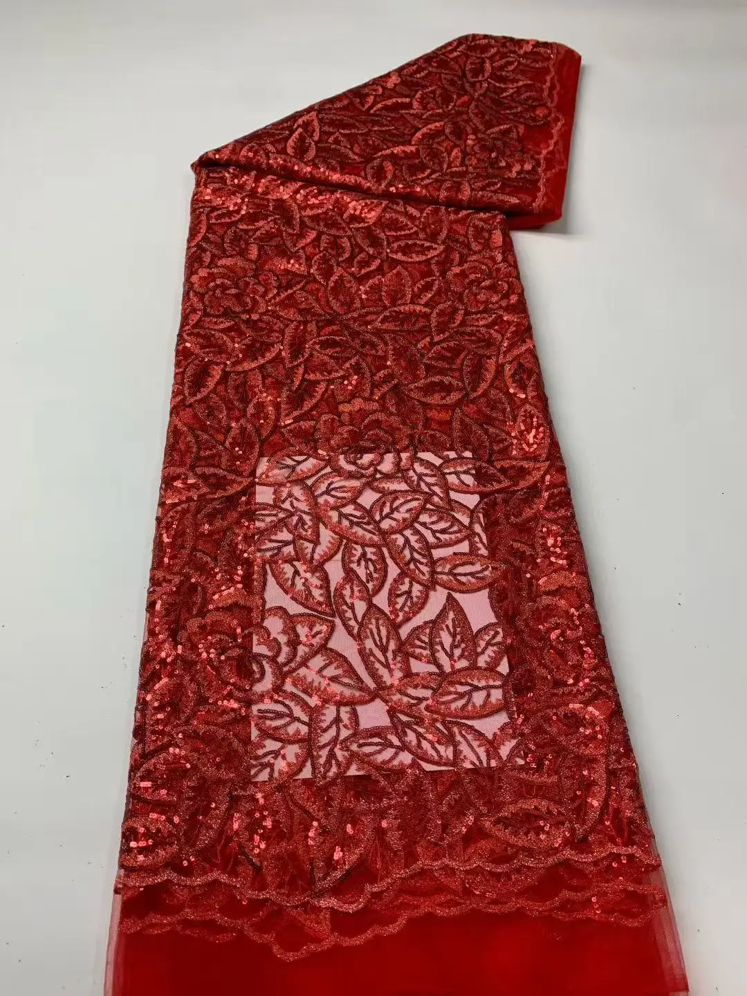 Tela de encaje africano de lujo, 5 yardas, alta calidad, 2026 cordón nigeriano, telas de encaje guipur, tela de tul blanco para vestido de novia