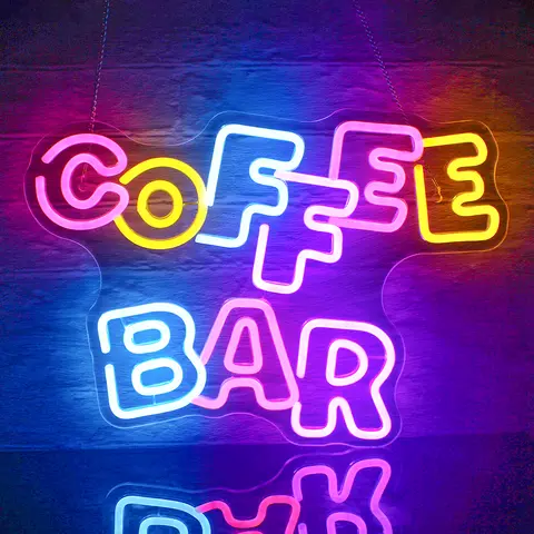 커피 오픈 네온 사인 벽 장식 스튜디오 룸 커피 바에 대 한 Led 조명 커피 숍 커피 스테이션에 대 한 LED 네온 불빛 로그인