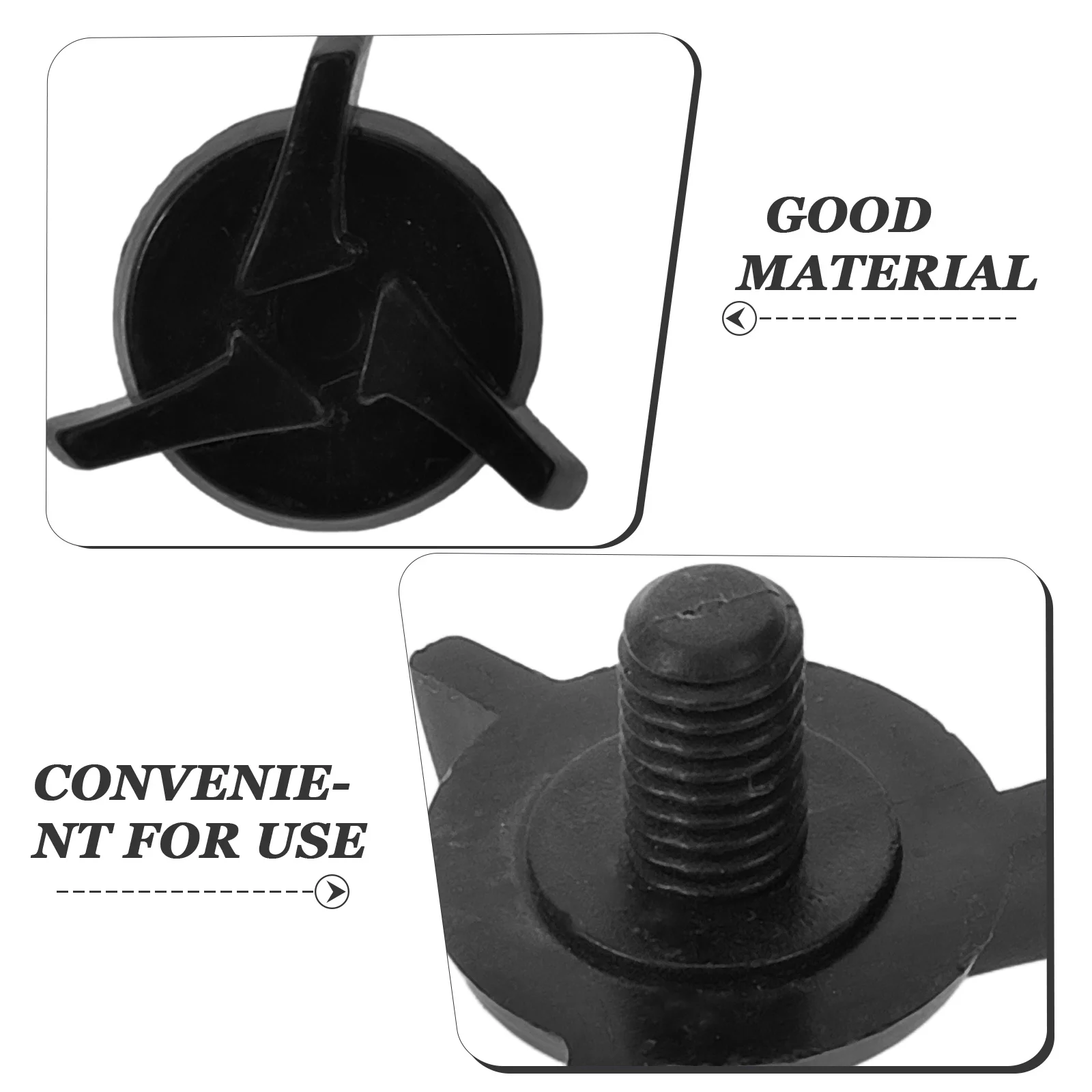 

6Pcs Visor Screws Universal Motorcycle Parts Strong Plastic Mounting Hardware for Installation and