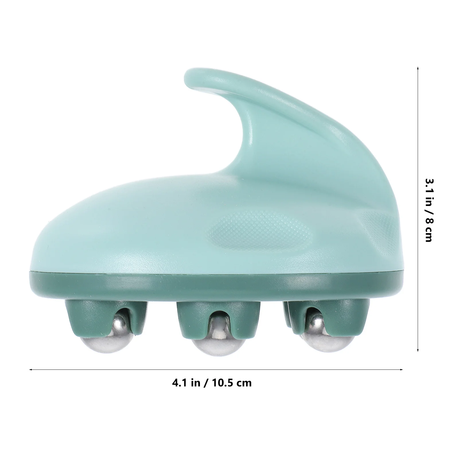 Escova de massagem abdominal para panturrilha, costas, estômago, massageador, bola de rolamento, portátil, reutilizável, ferramenta corporal de ponto de acupuntura