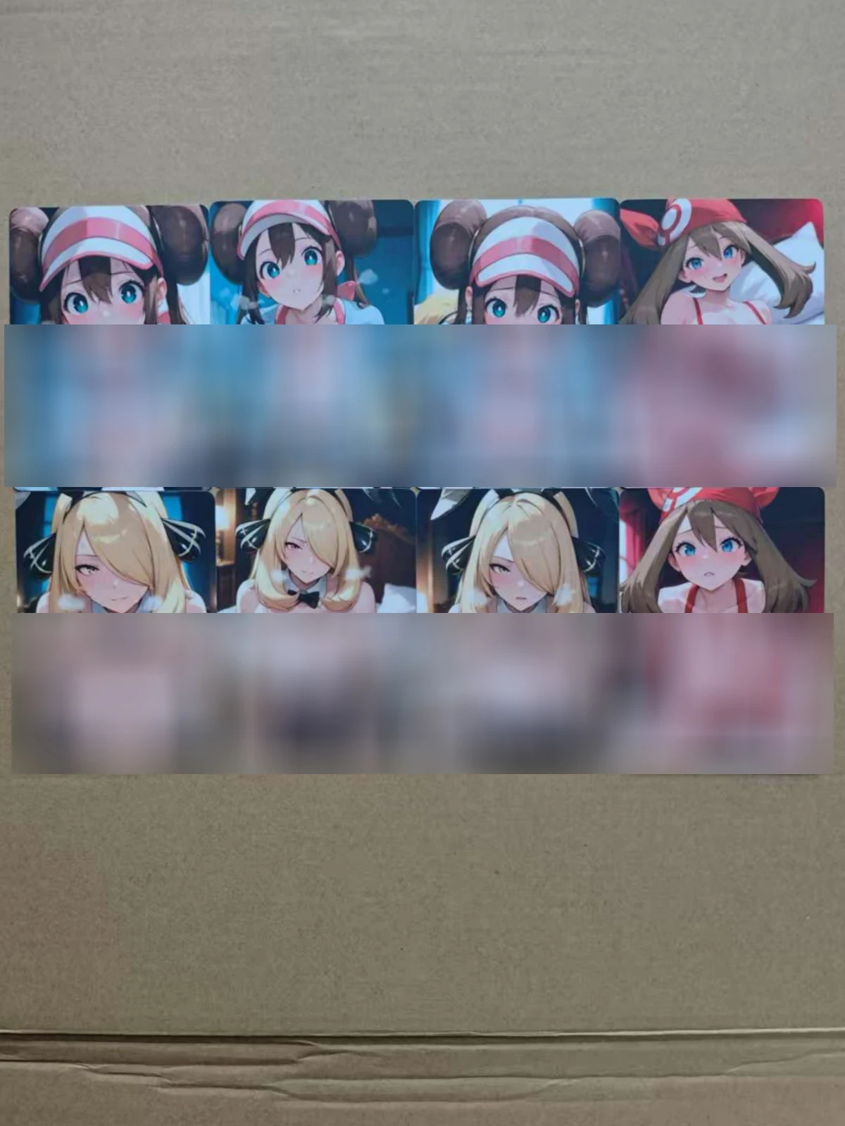 8Pcs/set Trainer Card NSFW Pocket Monsters May Iris Shirona Cynthia DIY PTCG Animation Collection Card 18+ view 5