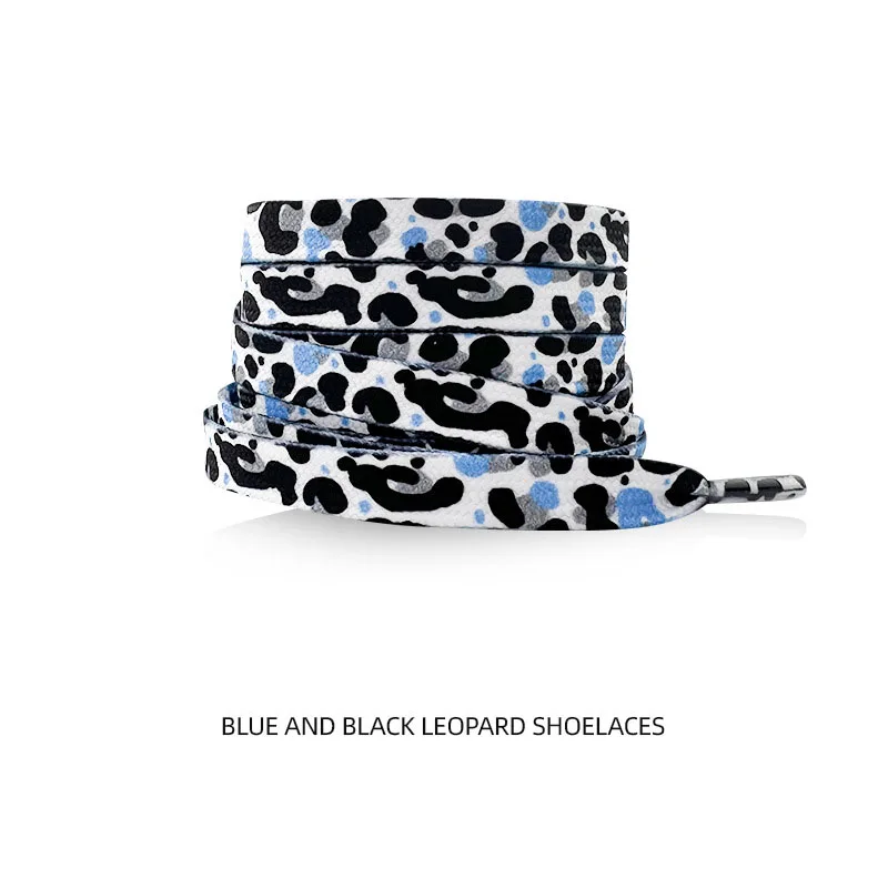 Klassische flache Schnürsenkel für Sneaker, mit Tiermotiven (Leopard, Zebra, Schlange), kreative, unisex, lässige Schnürsenkel aus Canvas, 1 Paar. – Detail 15