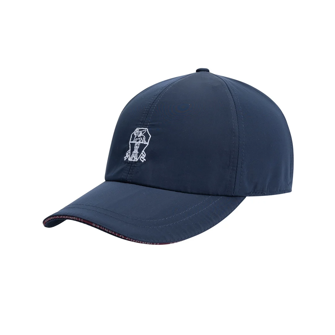 2024DIKU four seasons new hat technology nylon fabric logo embroidery process high-end adjustment buckle custom blue