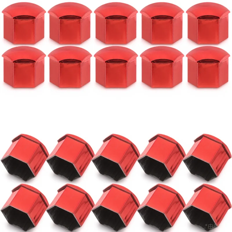 

20pcs Wheel Hub Cover Lug Nut Cover Anti-Rust Durable Car Exterior Accessories For Trucks Bolt Caps Fitment Tool