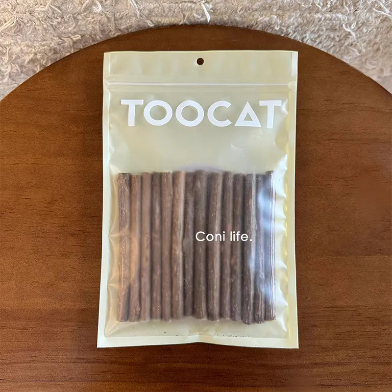 Wood Polygonum Stick Cat Toy Self-Hi Plant Bold Teeth Grinding Cat Stick Tooth Cleansing Stick Cat Snacks