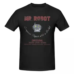 Mr Robot T Shirts Graphic Y2K Pops Customized T Shirts For Men Women Clothing