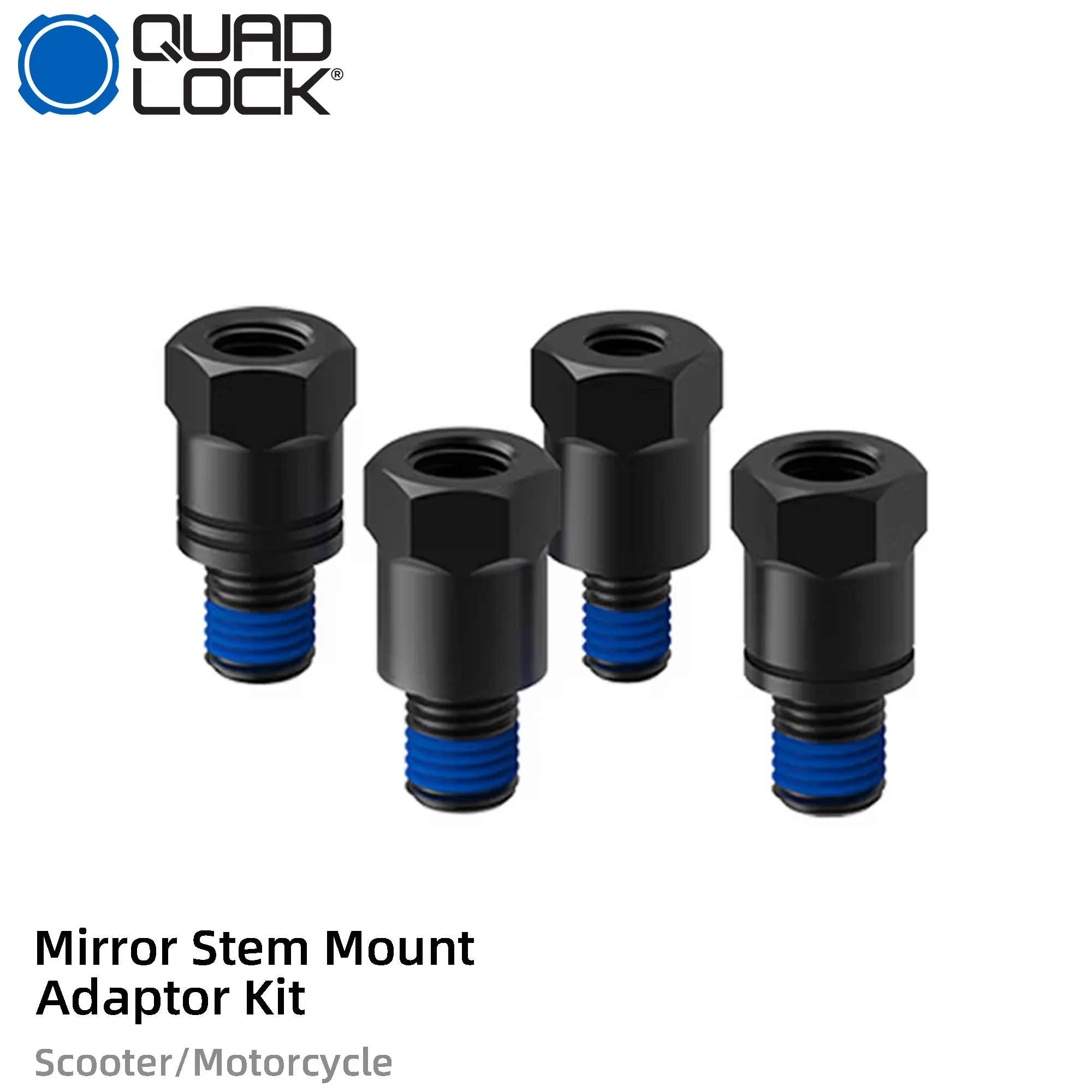 Scooter/Motorcycle - Mirror Stem Mount Adaptor Kit