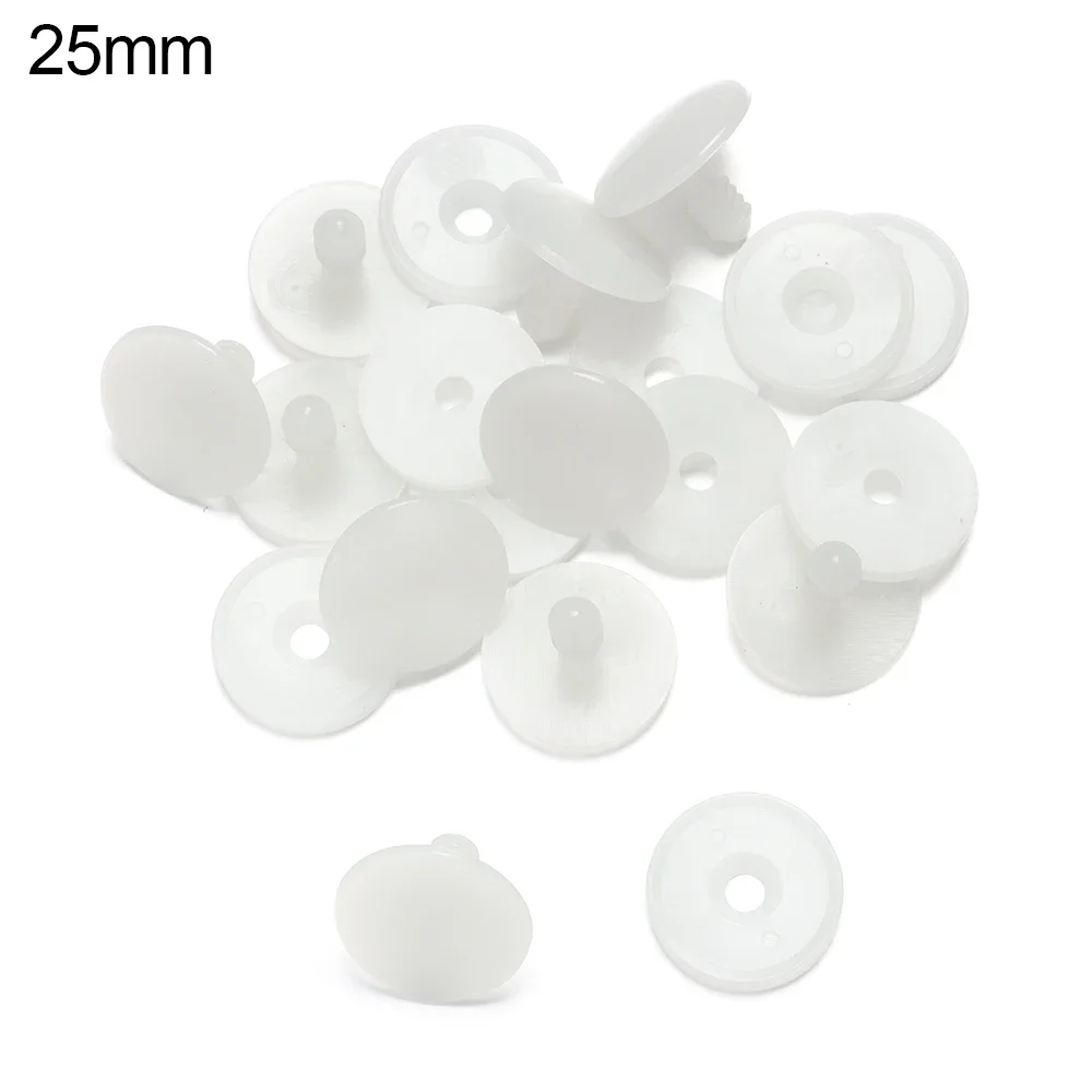 20/50Pcs 15/20/25/30/35/45mm Weiß Kunststoff DIY Puppe gelenke Teddybär Machen Handwerk Kinder Spielzeug Puppen Zubehör Für Kind Spielzeug