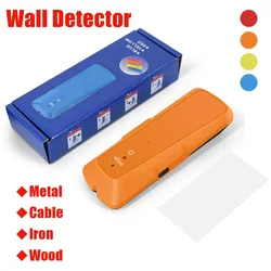 Metal Detector Wall Detector Scanner Wooden AC Wires Metal Pipes Rebars Detecting Tool Indicator Light Positioning Tools