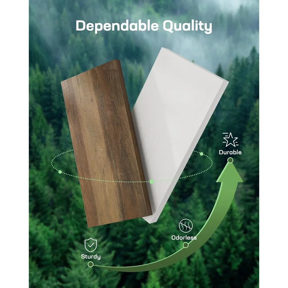 خزانة بوفيه مع مساحة تخزين، خزانة تخزين جانبية كبيرة مقاس 55 بوصة مع أرفف قابلة للتعديل، 4 أبواب، بار قهوة حديث للمزرعة