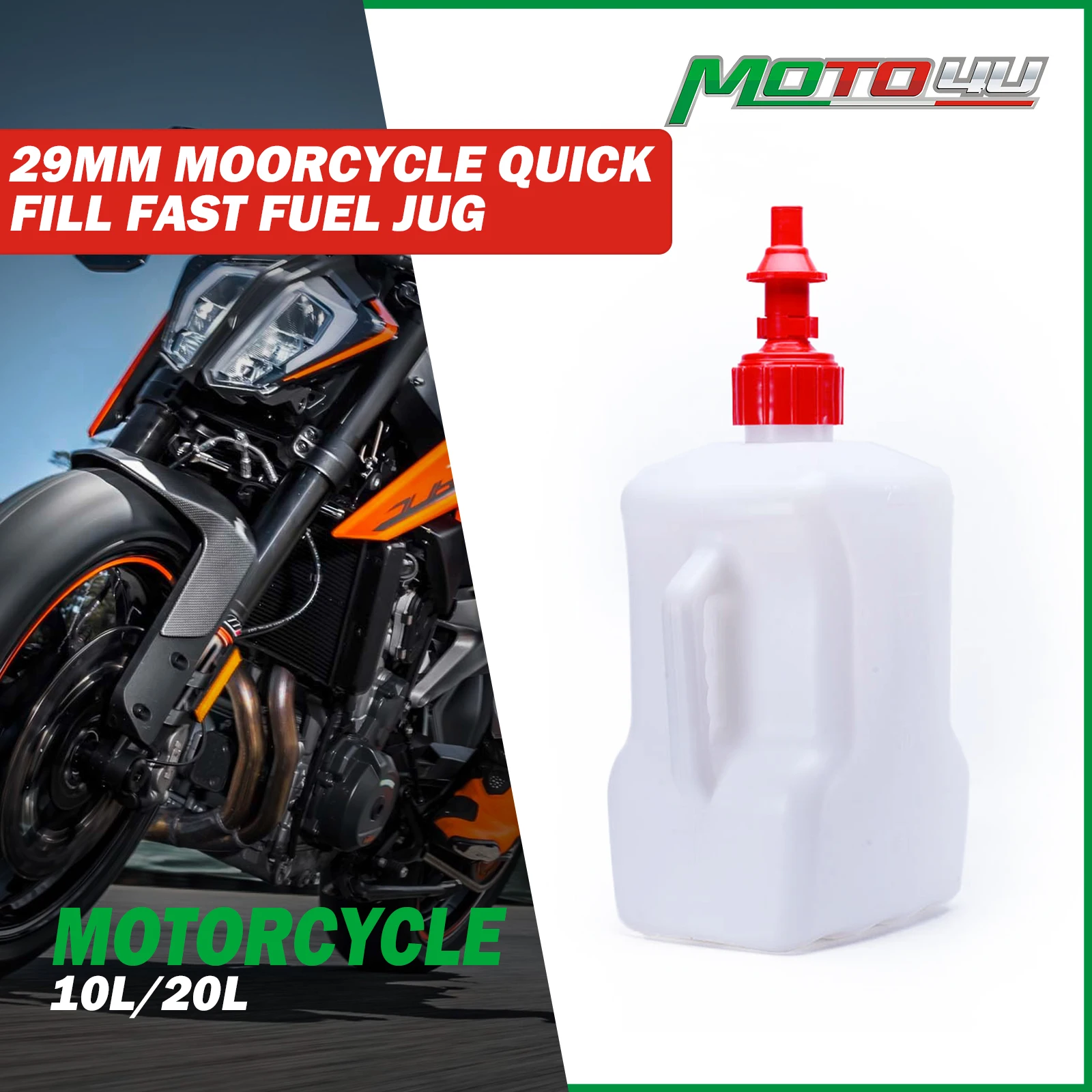 Universal 29MM Moorcycle Quick Fill Fast Fuel Jug Motorcycle accessories High quality 10L/20L