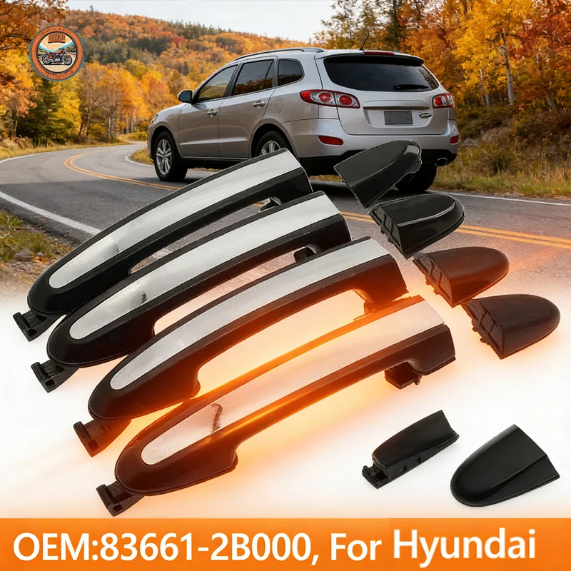 

Для Hyundai Santa Fe 2007-2012: Передние и задние внешние ручки дверей, замена, автоаксессуары