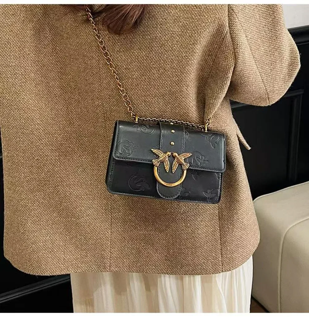 2026 Frühjahr/Sommer Kleiner Vogel Geprägte Unterarm-Schultertasche Neue Casual-Handtasche Ketten-Umhängetasche Geeignet für Frauen.689 – Detail 24