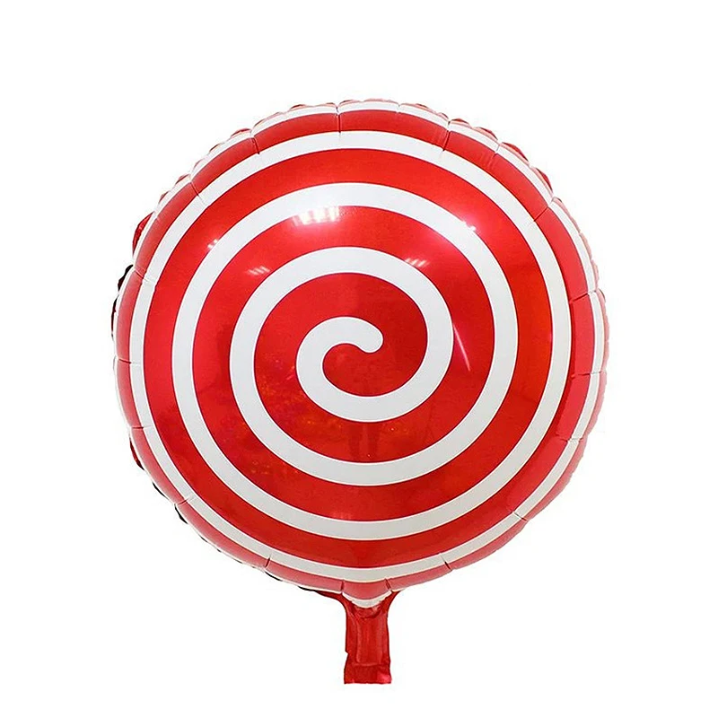 

6pcs 18inch Lollipop Candy Foil Helium Balloons Colorful Windmill Wedding Birthday Party Christmas Decoration Kids Toys
