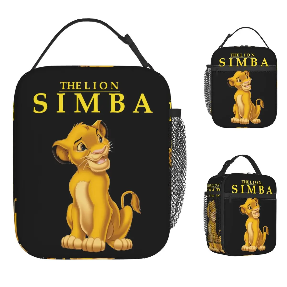 

The Lion King Simba Insulated Lunch Bag Thermal Bag Reusable Lunch Container Leakproof Tote Lunch Box Food Storage Bags
