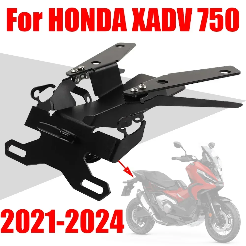 

License Plate Holder Support Rear Tail Tidy Fender Eliminator Bracket FOR HONDA X-ADV XADV 750 2021 2022 2023 2024 Accessories