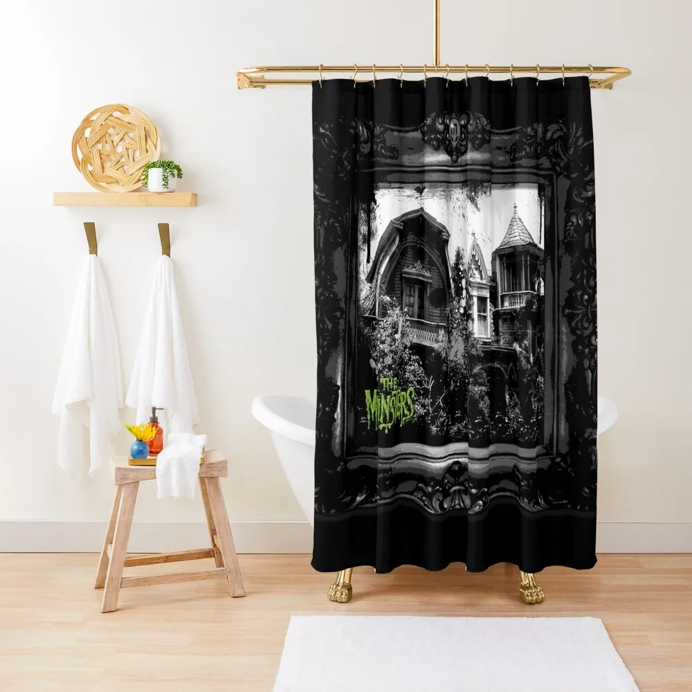 

THE MUNSTERS' HOUSE Shower Curtain Bathroom For Shower Waterproof Shower And Anti-Mold Bathroom Decor Cute Curtain