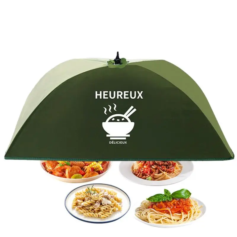 

Foldable Food Cover Fly Food Cover With Suction Cups Vegetable Fruit Breathable Cover Kitchen Accessories