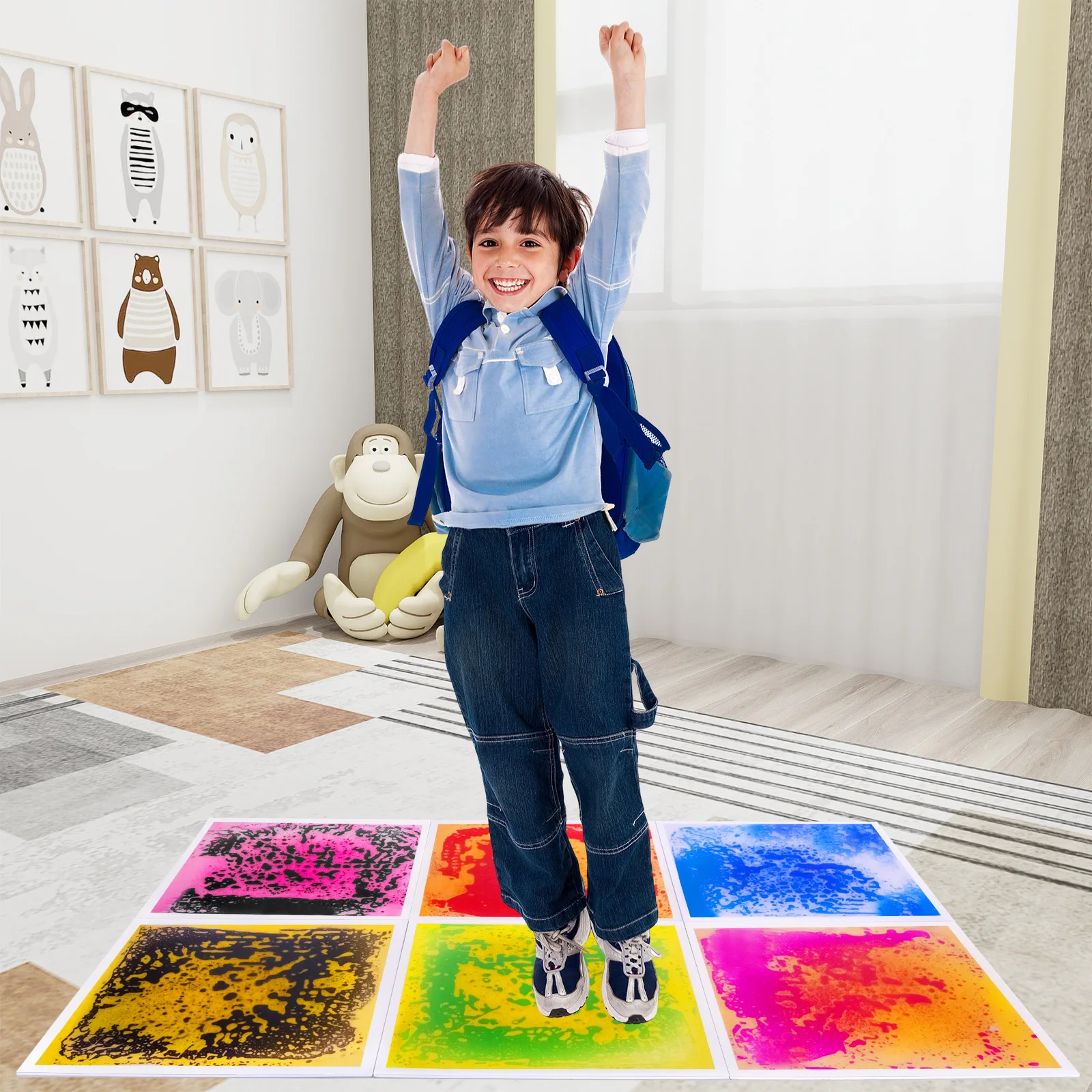 

Kids Sensory Toys Mat Tactile Experience Educational Fun Play Mat for Children's Sensory Development