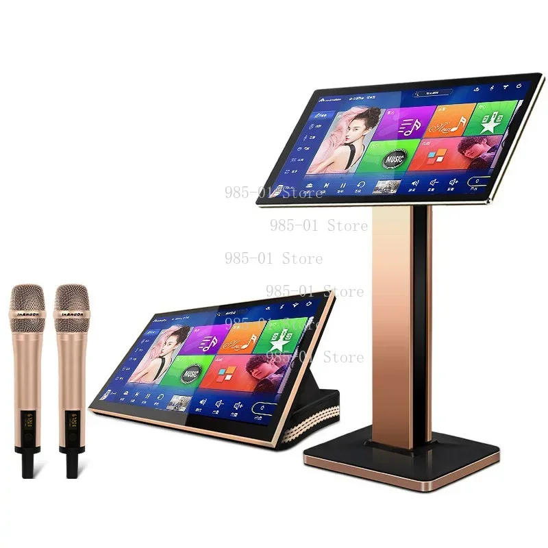 All-in-one Home Karaoke System with Touch Screen, Complete KTV Sound Set for Family Singing