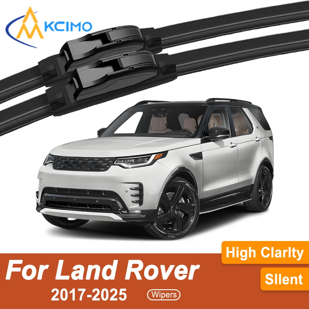 

Premium Rubber Durable Silent Windshield Wiper Blades 2pcs for Land Rover Discovery 5 L462 2017-2025 Front Wiper Blades Set