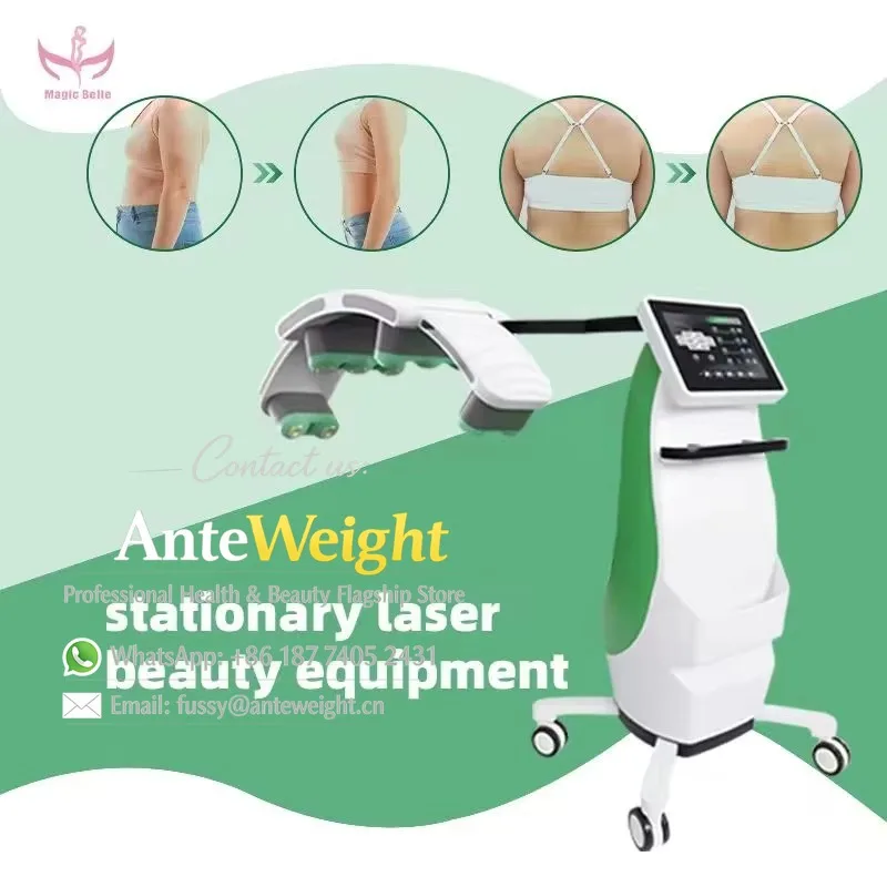 10D High Power Master Laser Body Slimming Fat Dissolving Physical Therapy Equipment Burn Fat Machine