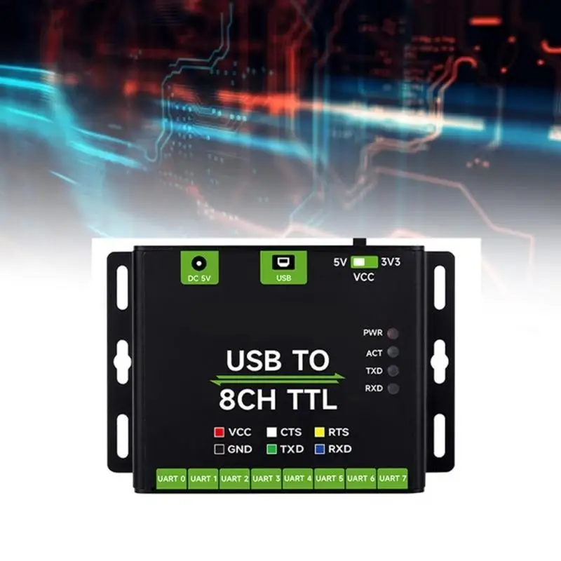 Y1UB Gebruiksvriendelijke USB naar 8-kanaals UART-module voor industriële toepassingen