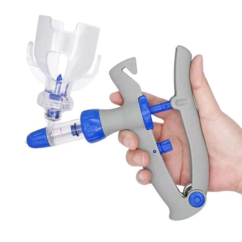1ml 2ml 5ml 10ml Automatic Veterinary Injector Continuous Syringe Adjustable Durable Vaccine Injection Injector Poultry Tool