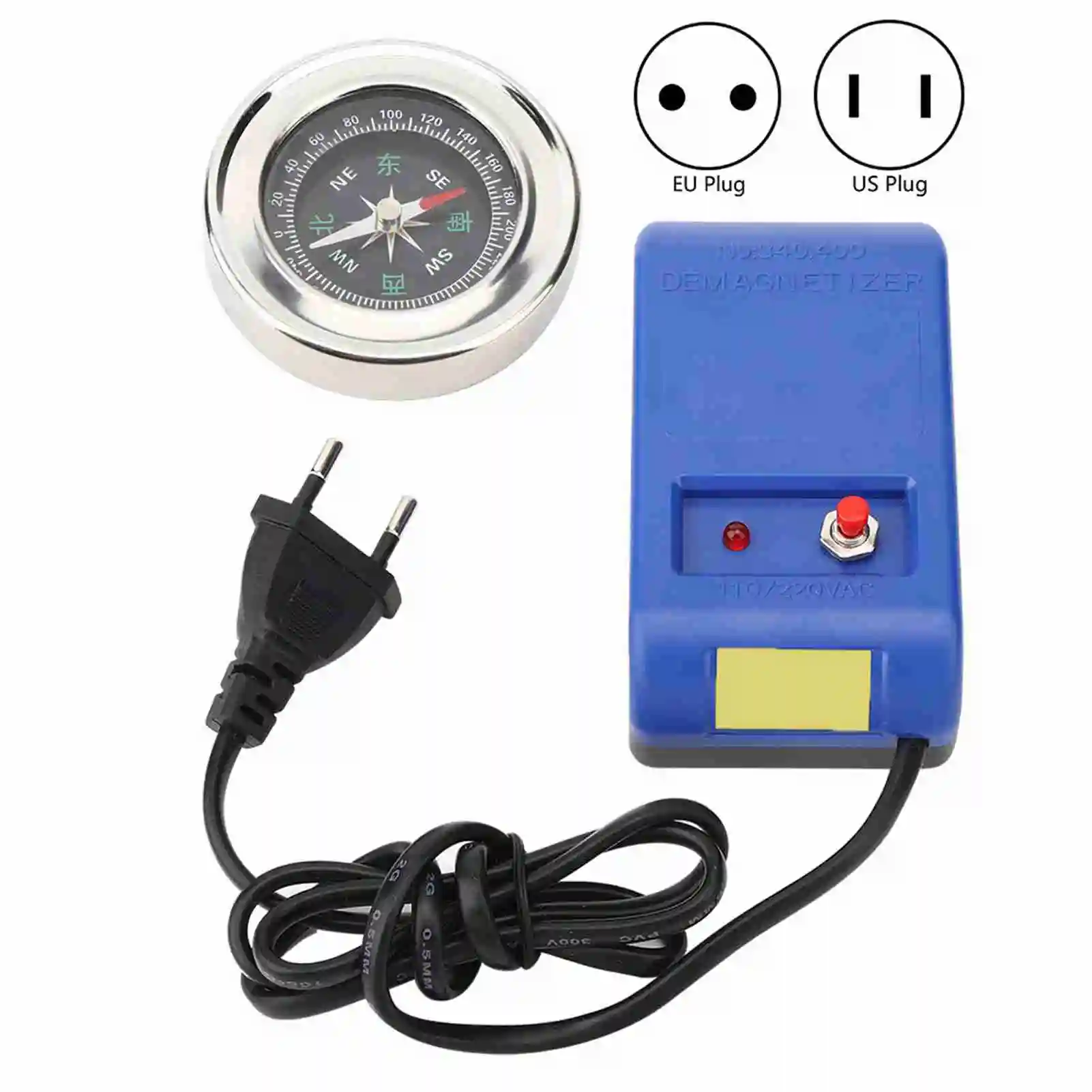 Watch Demagnetizer Mechanical Quartz Watch Repair Tool Electrical Professional Demagnetize Tool for Watchmaker EU Plug/US Plug