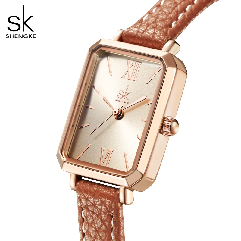 Shengke Fashion Brand Woman Watches Orginal Design Laides Quartz Wristwatches Elegant Women\'s Clock Luxury SK Relogio Feminino