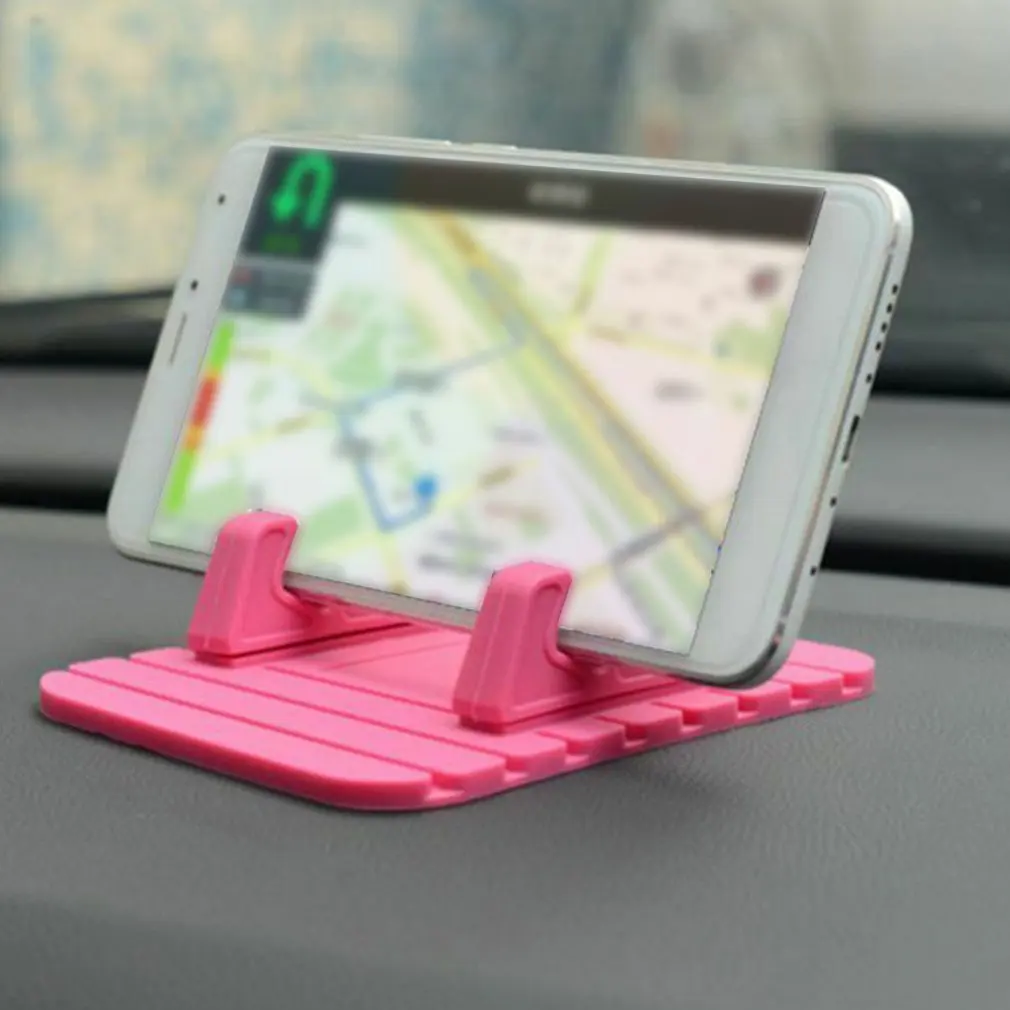 New Car Dashboard Non-slip Mat Rubber Mount Phone Holder Universal Stand Bracket Mobile Phone GPS For Mobile Holder