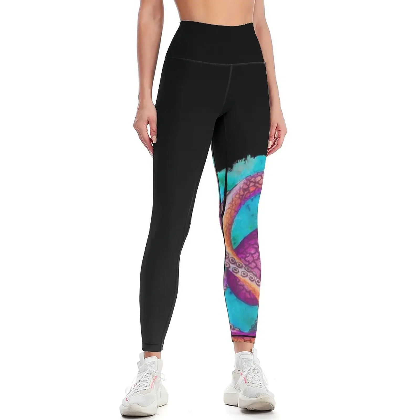 

Purple Octopus (cut) Leggings push up legging Female legging pants Sportswear woman gym sports for push up Womens Leggings