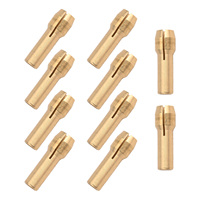 10pcs 4.2/4.8mm Shank Mini Drill Brass Collet Chuck For Dremel Rotary Tool Accessories High Quality Power Tool Parts