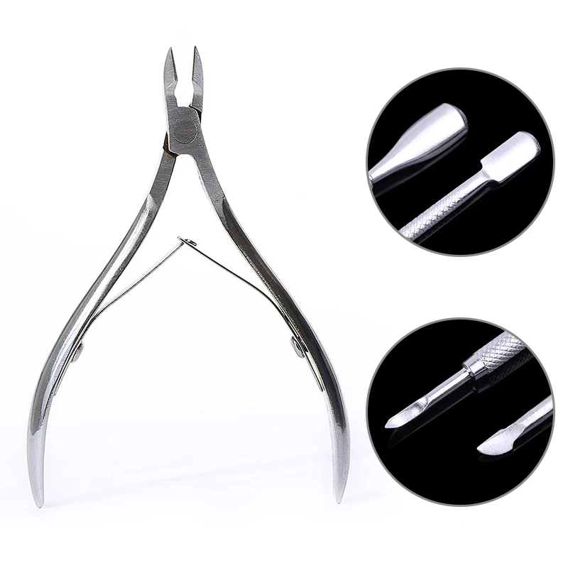 Manicure Finger Exfoliating Tool Set Polishing Manicure Nail Care Exfoliating Dead Skin Pliers Spoon Nail Pusher Set