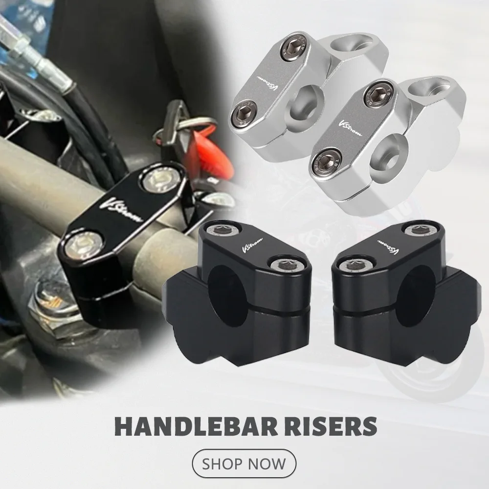 

2019 VSTROM 22mm 7/8" For Suzuki V-Strom 250 V-STROM 650 DL650 V-Strom 1000 DL1000 Handle Bar Mount Risers Offset Extend Raised