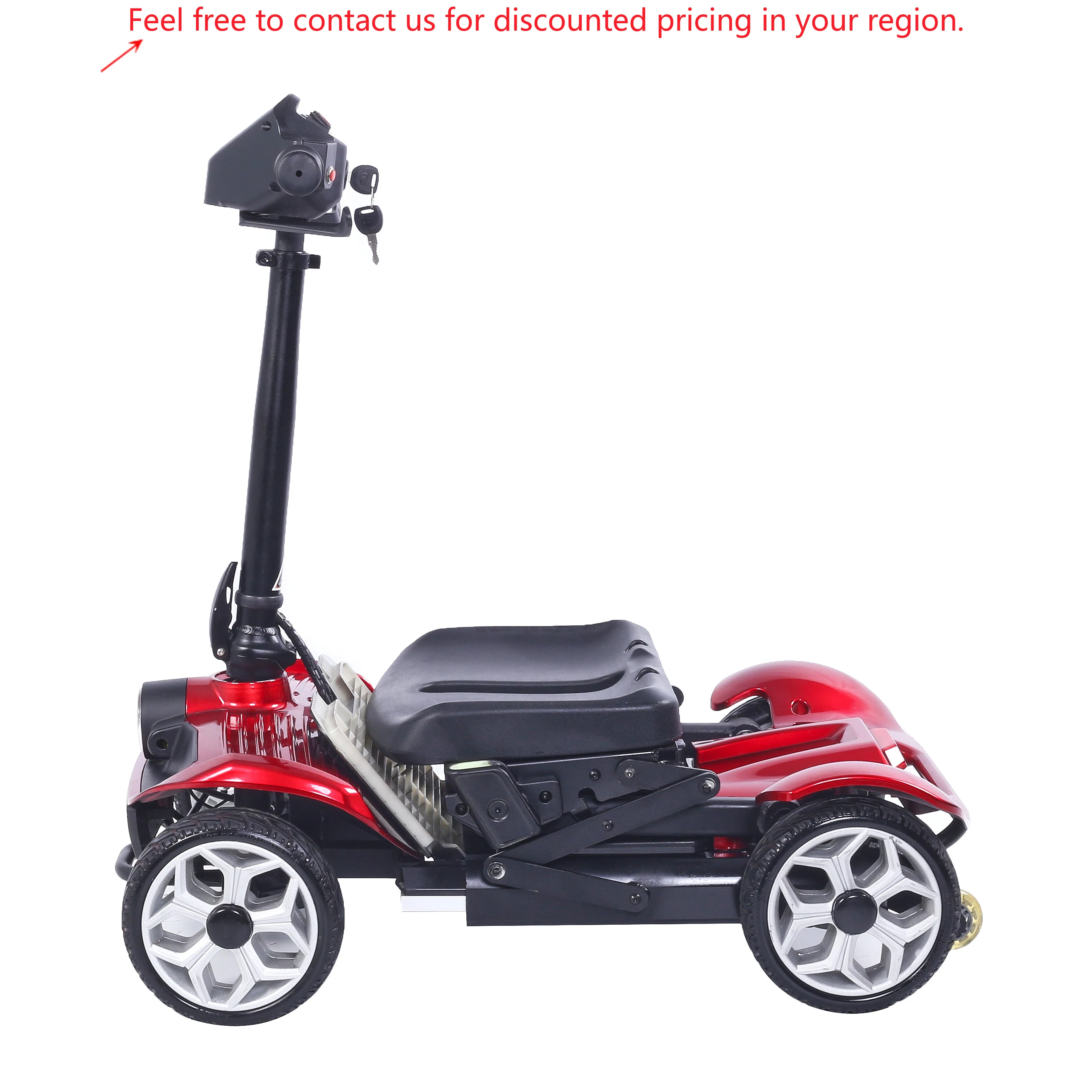 

Foldable Perfect Travel Transformer 4 Wheel Electric Mobility Scooters Convenient For Elderly Travel