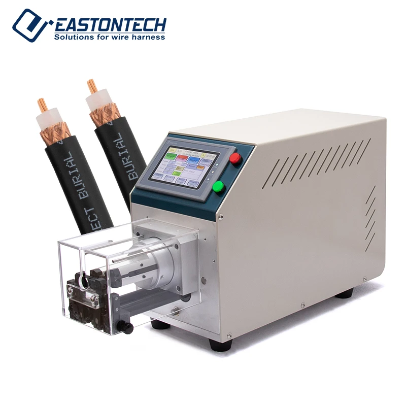 EW-06F 1.13-6.99mm Automatic Coaxial Cable Stripping Machine Shielded Communication Cable Manufacturing Equipment