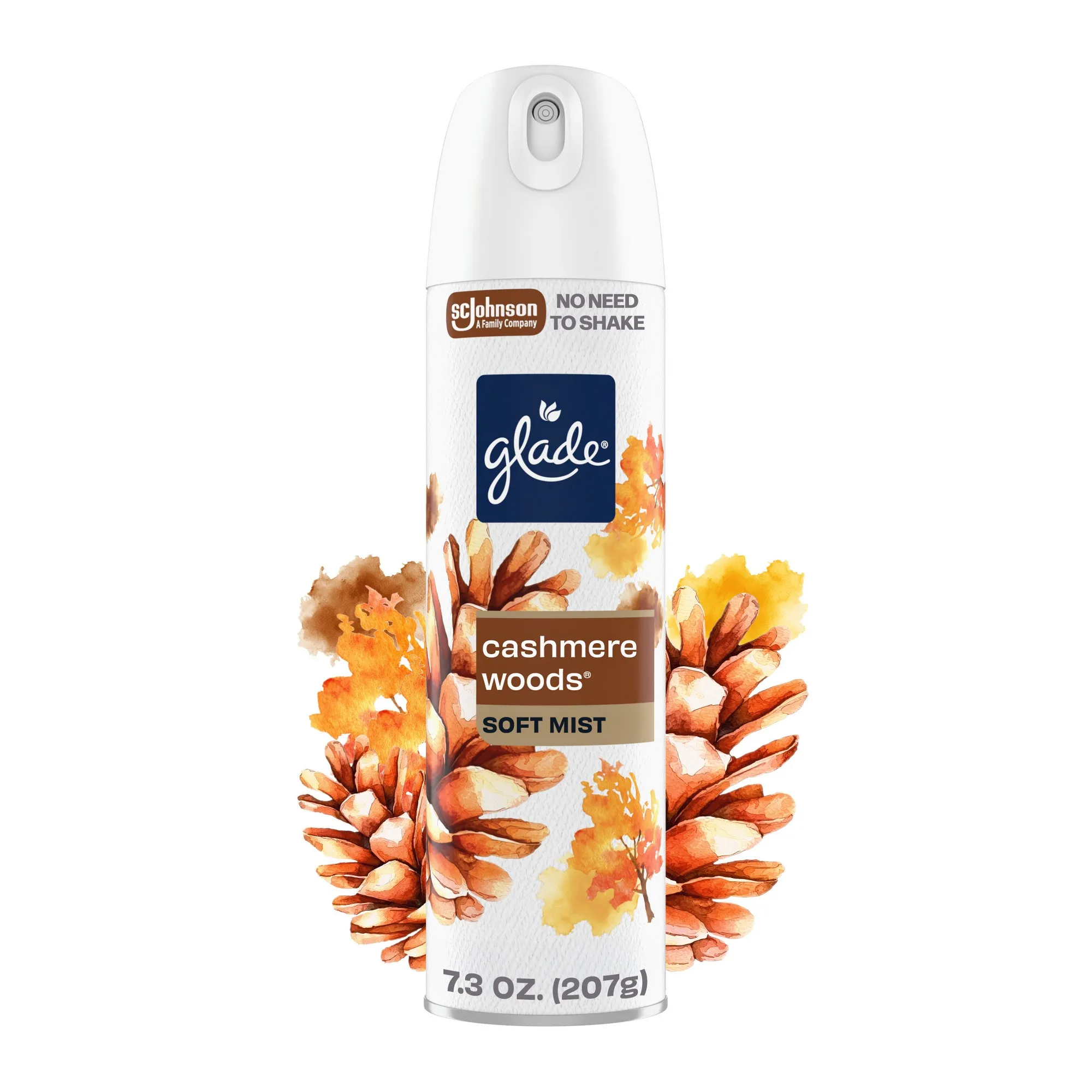 3pcs Cashmere Woods Aerosol Air Freshener Spray, Paraben Free Home Bathroom Odor Eliminator For Spring Summer