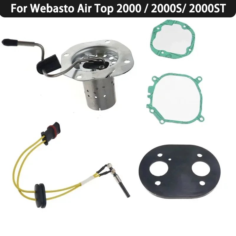 12V/24V Single Hole Combustion Chamber Webasto2000st Ignition Plug Green Gasket Bottom Gasket Parking Heater Accessories