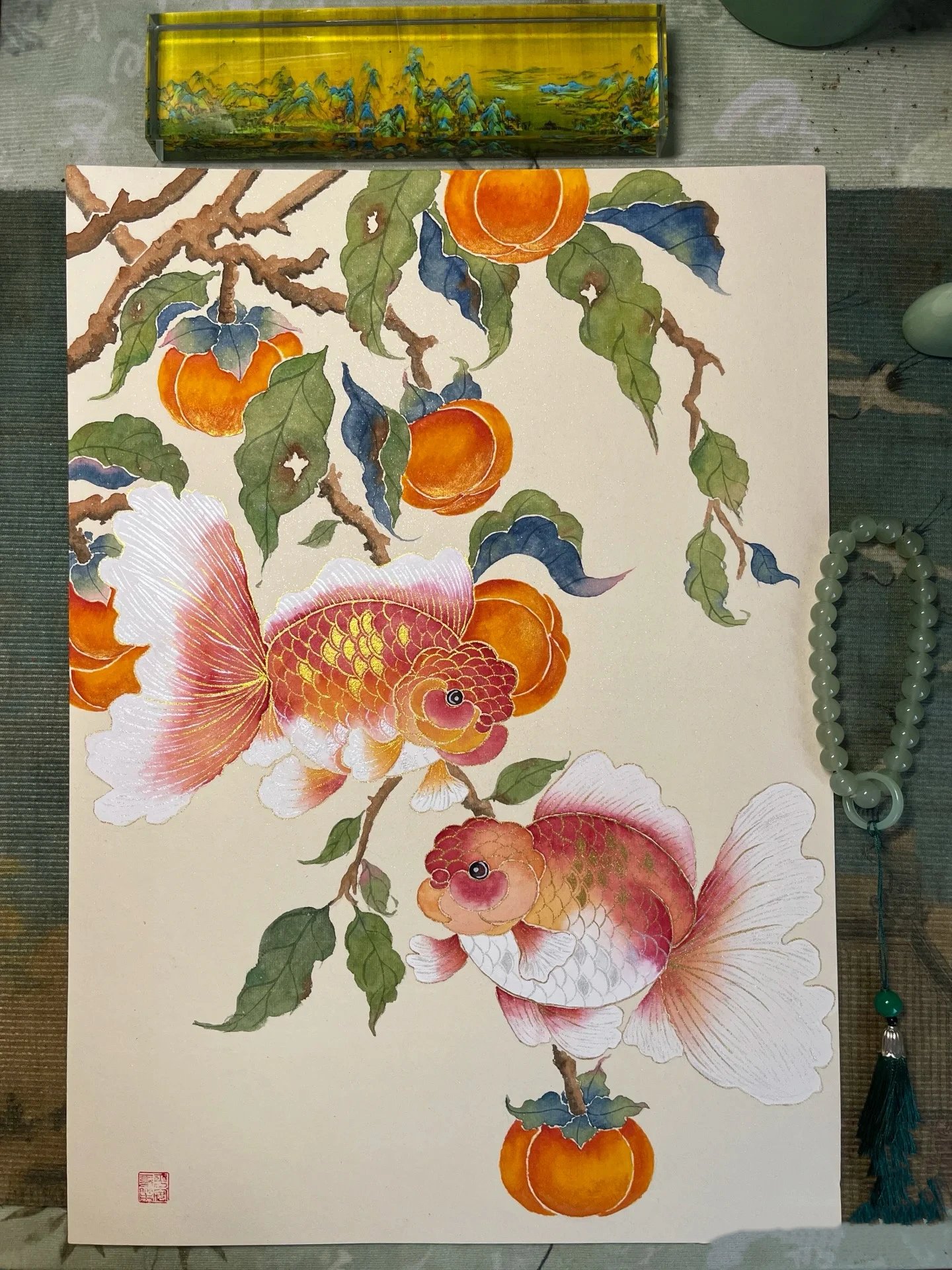 مجموعة دهانات مائية لامعة، 120 لونًا ألوان مائية، صندوق خشبي، للمحترفين، للفنانين، الرسوم التوضيحية، الرسم