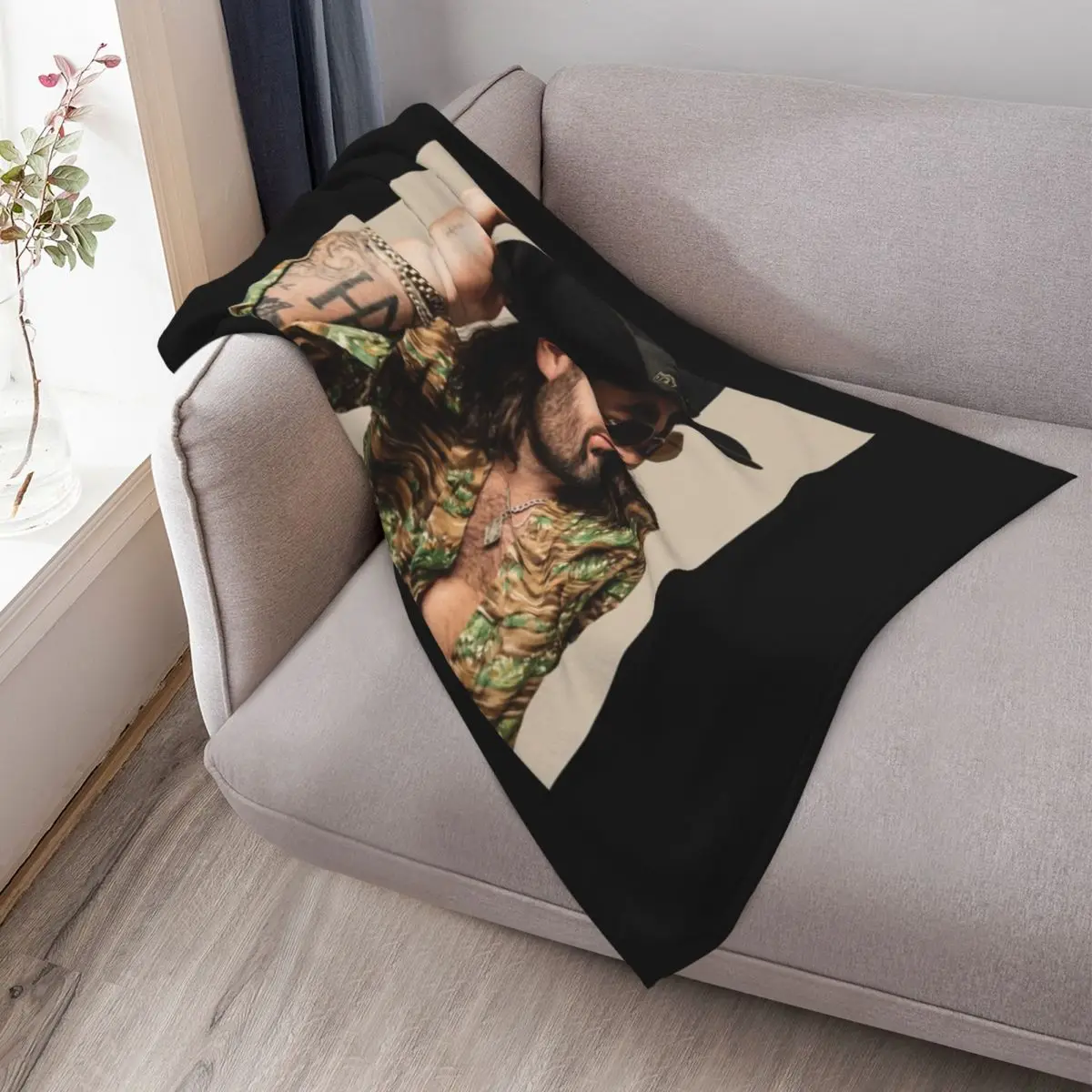 الموسيقى خمر ريترو كوي ويتزل هدايا لمحبي الموسيقى رمي بطانية بطانيات واحدة للأرائك بطانيات سرير للأطفال #3