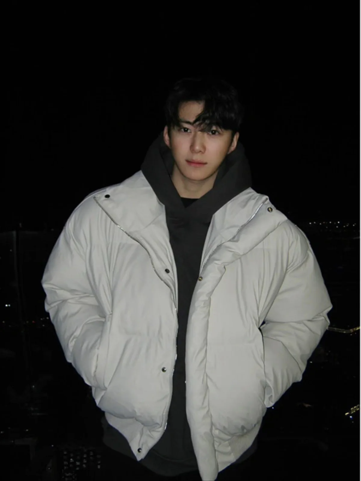 

Модное зимнее пальто из хлопка Jaet, мужское зимнее пальто из искусственной кожи с воротником-стойкой, молодежная ветрозащитная верхняя одежда