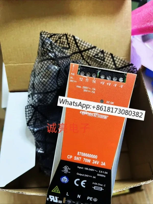

Brand new original switch power supply CP SNT 70W 24V 3A 8708660000