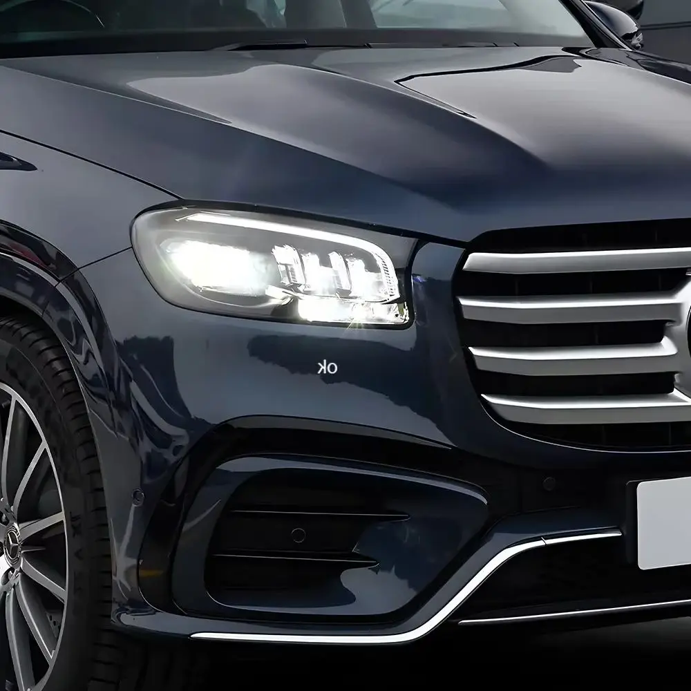 

For Benz GLS X166 2020-2024 Auto Headlights Assembly Upgrade High Configure LED GLS X167 Dynamic Projector Lens Accessories