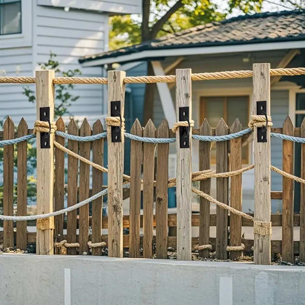 304 جدار فولاذي مقاوم للصدأ معلق سقف هوك الحائط متعددة الوظائف حلقة سوداء حبل قوس مكافحة الصدأ متعددة الأغراض #3