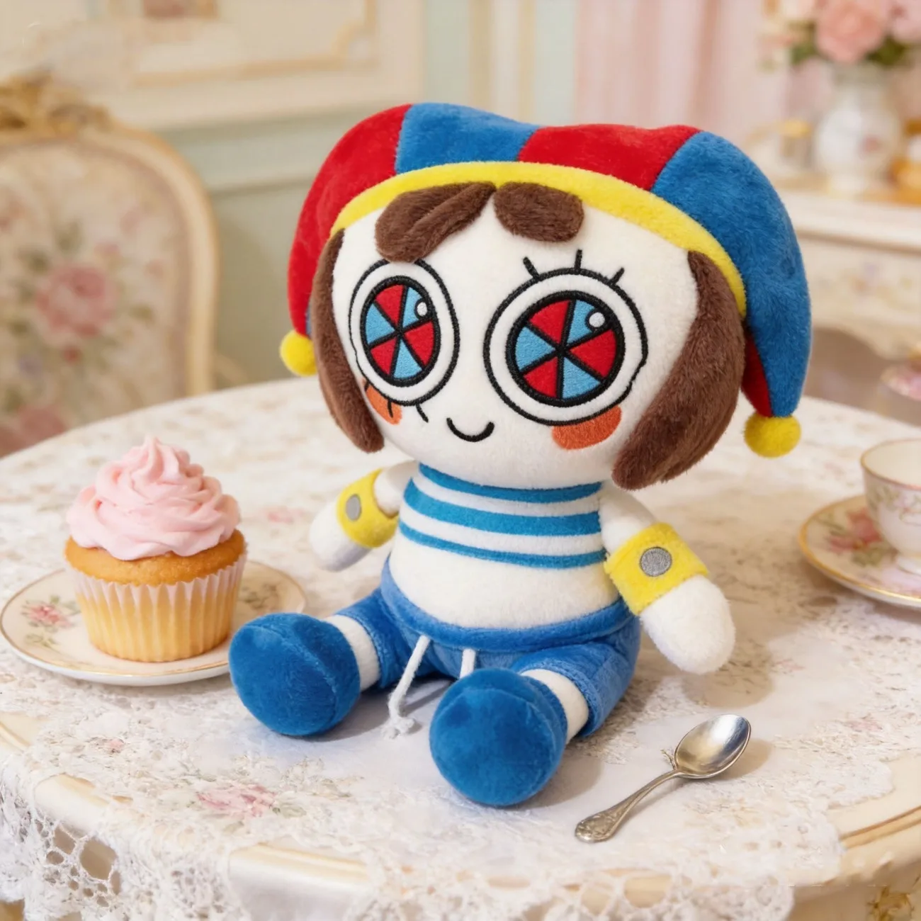 Hot Cute The Amazing Digital Circus Plush Pomni Jax Caine Soft Mini Toy for Fans Bag Charm and Birthday Charm