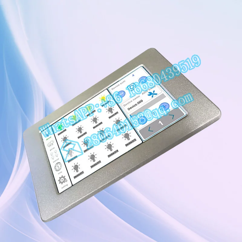 Dc12V Dimmer Hook Two Channel 128 Pcs Led Devices Touch Screen Dali Master Controller per Smart Home