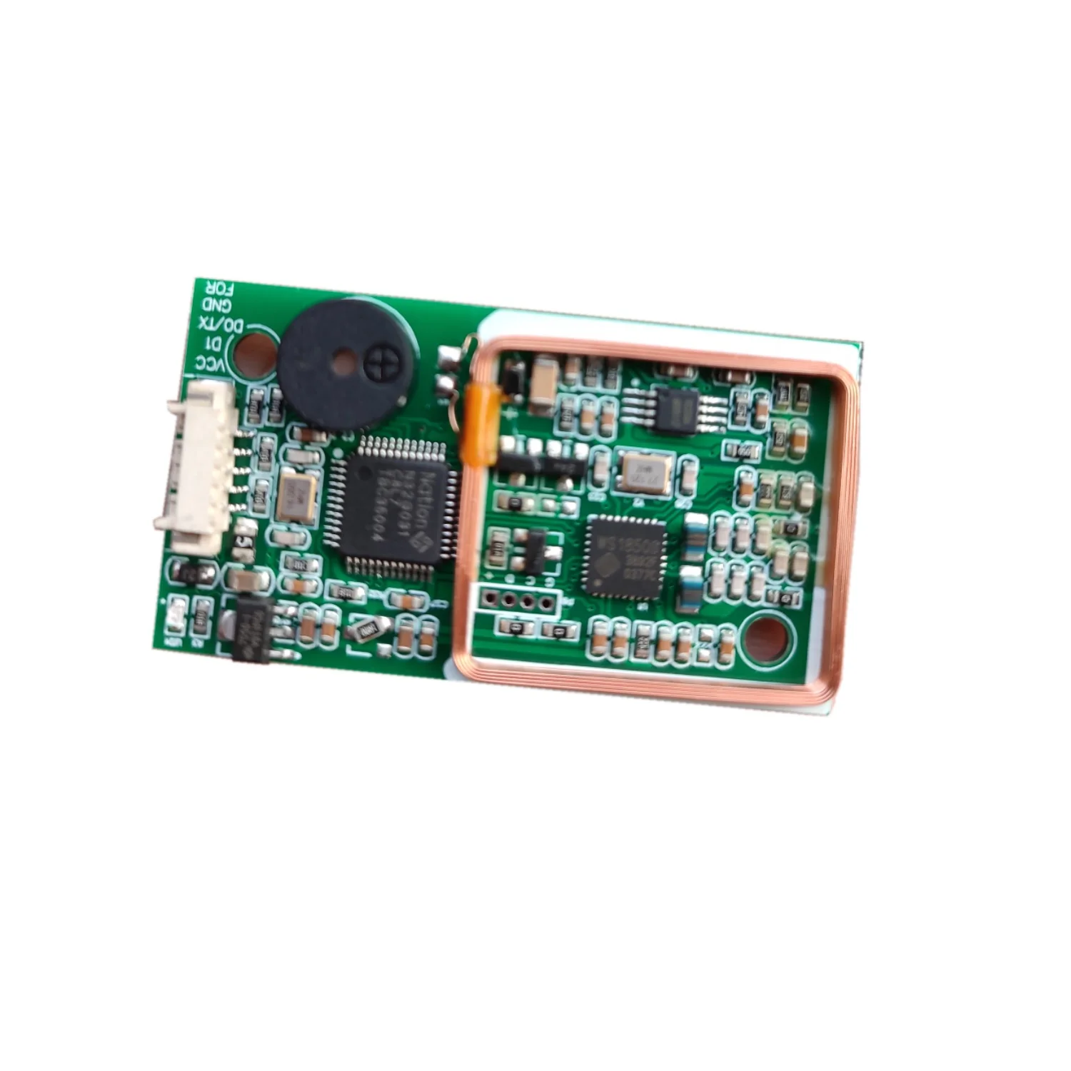 Encaixado 5v 12v dupla freqüência rfid leitor de cartão módulo uart wiegand interface